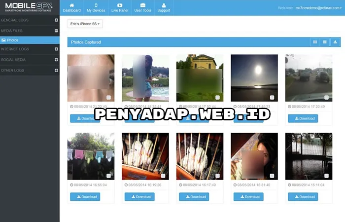 Remote Kamera dari Android
