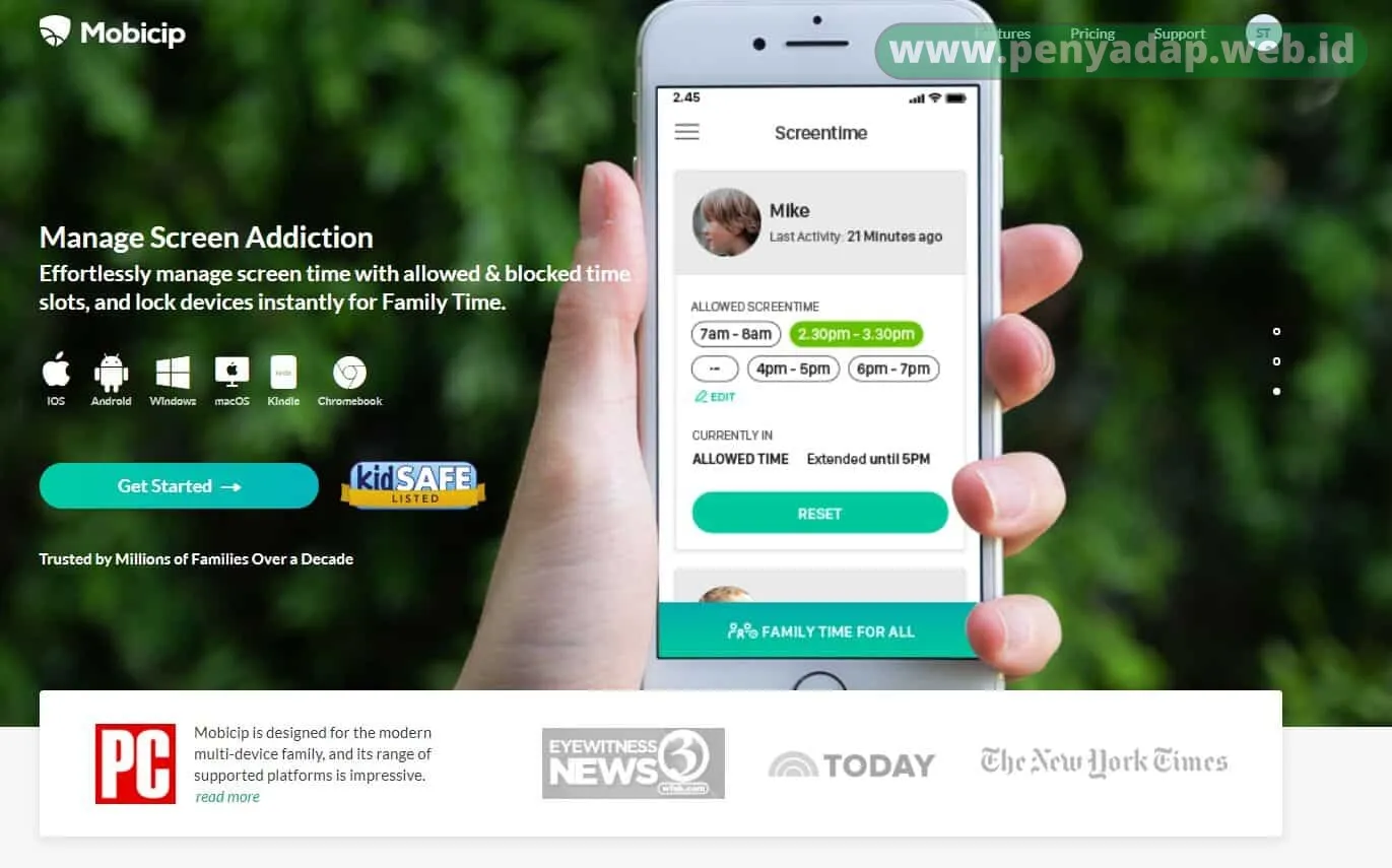 Aplikasi Keylogger iPhone Mobicip