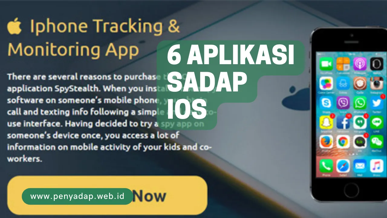 Aplikasi Sadap iPhone &#x26; iPad