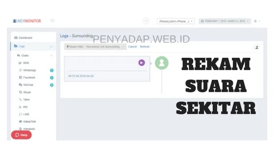 Rekam Suara Sekitar Ruangan